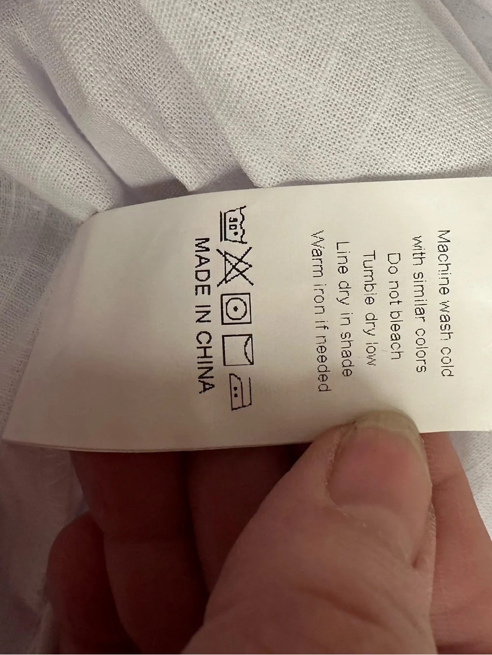 Psalter Men's White Drawstring Linen blend Pants sz.M